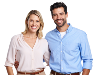 Firefly_Digital png photo of caucasian couple on transparent background