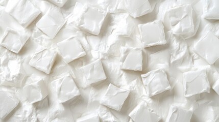 Obraz premium Pile of white squares create elegant background and abstract concept theme.