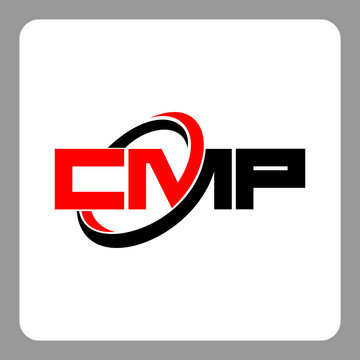 CMP logo. CMP letter. CMP letter logo design. Initials CMP logo linked with circle and uppercase monogram logo. Modern Red and Black Initials Logo for Corporate, CMP typography for technology,