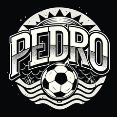 Winged soccer ball design for competitive sport championships.