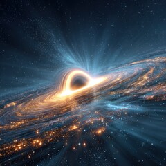 Obraz premium Cosmic vortex in space