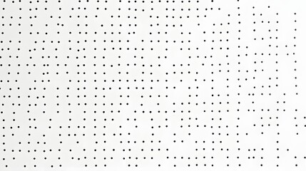Geometric pattern of dots on a white background.