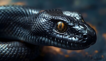 Fototapeta premium black cobra