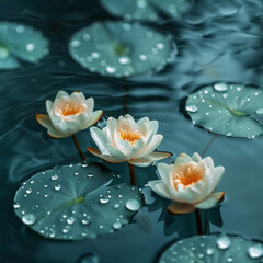 a flower background 
