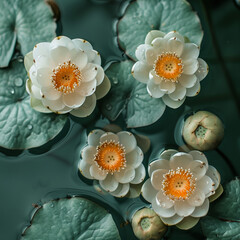 a flower background 
