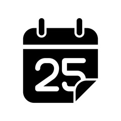 Calendar icon design template SVG