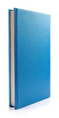 Blue Book Isolated on White Background