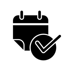 Calendar icon design template SVG