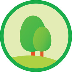 Green Tree Vector &ndash; Symbol of Environmental Sustainability