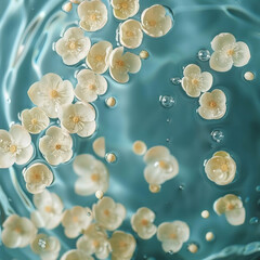 a flower background 
