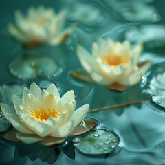 a flower background 
