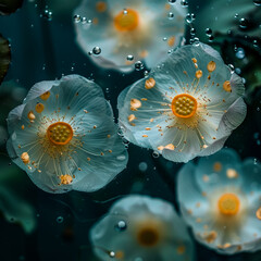 a flower background 
