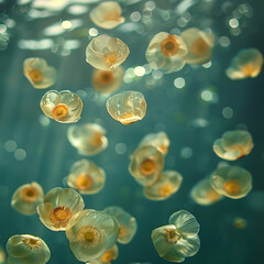 a flower background 

