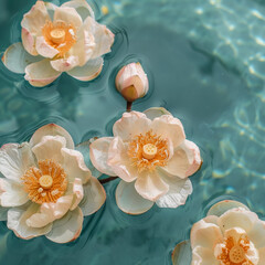 a flower background 
