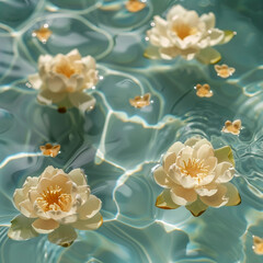 a flower background 
