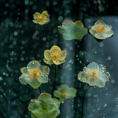 a flower background 
