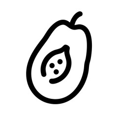 pear fruit cartoon illustration