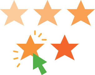 Five Star Rating and Like Icon – 3D Vector Illustration Representing Positive Feedback, Customer Review, and Client Satisfaction Concept