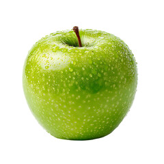 sour apple on transparent background