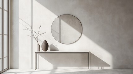 Modern minimalist interior
