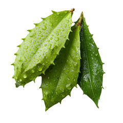 soursop leaf on transparent background