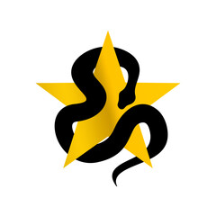snake and star logo.eps
