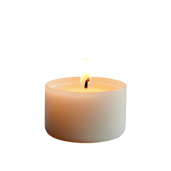 Burning Candle: Tranquil Light, Peaceful Atmosphere