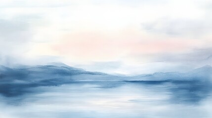 Obraz premium Gentle hues of a tranquil landscape.