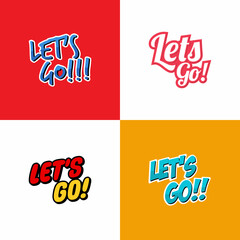 Let's Go Typography Style for Headline and Tittle