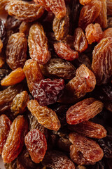Assorted dried fruits including raisins - healthy snack option