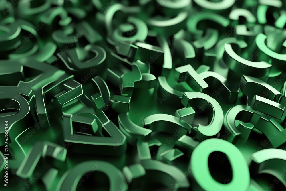 Aufkleber ones and zeros create a seamless pattern on a vibrant green background, ones and zeros green backgro