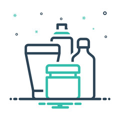 Mix icon for cosmetic