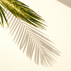 shadow overlay effects,realistic palm leaf shadow on transparent background,Natural shadow of tropical palm branch,mockup of shadow for product presentation, backdrop,Summer sunlight and shadow overla