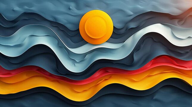 Vibrant Abstract Background with Flowing Organic Shapes and Bold Curves,Modern Flat Design Background in Teal and Navy with Minimalist Aesthetic,Colorful Abstract Canvas with Smooth Curves and Geometr