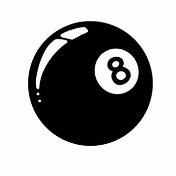 pool ball number eight