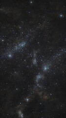 Obraz premium A stunning display of stars illuminates the vast cosmic expanse in the night sky.