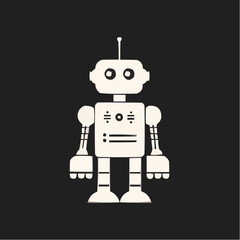 funny cartoon robot