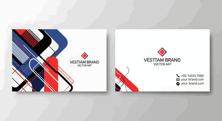 Creative Business Card Design, Professional Branding, Modern Graphic Art, Digital Artwork, Abstract Elements, Elegant Presentation