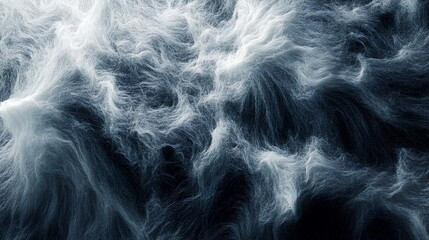 Obraz premium Abstract Oceanic Texture: Dive into the ethereal depths of an artistic depiction of a swirling, stormy ocean with its mesmerizing textures and fluid dynamics. Experience the raw.
