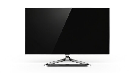 lcd monitor with blank screen and modern stand