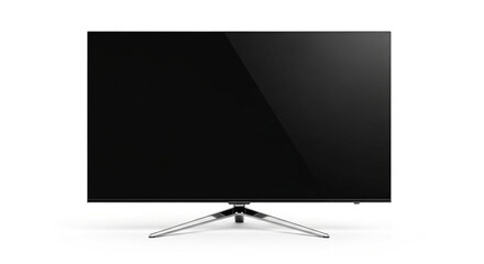 blank tv or monitor frame on white