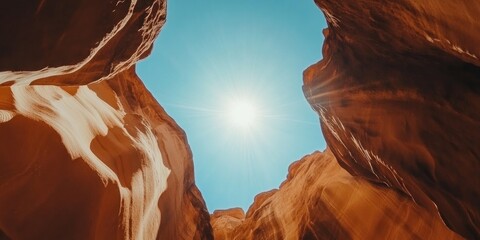 Arizona's Canyon Sunlight: A Breathtaking View