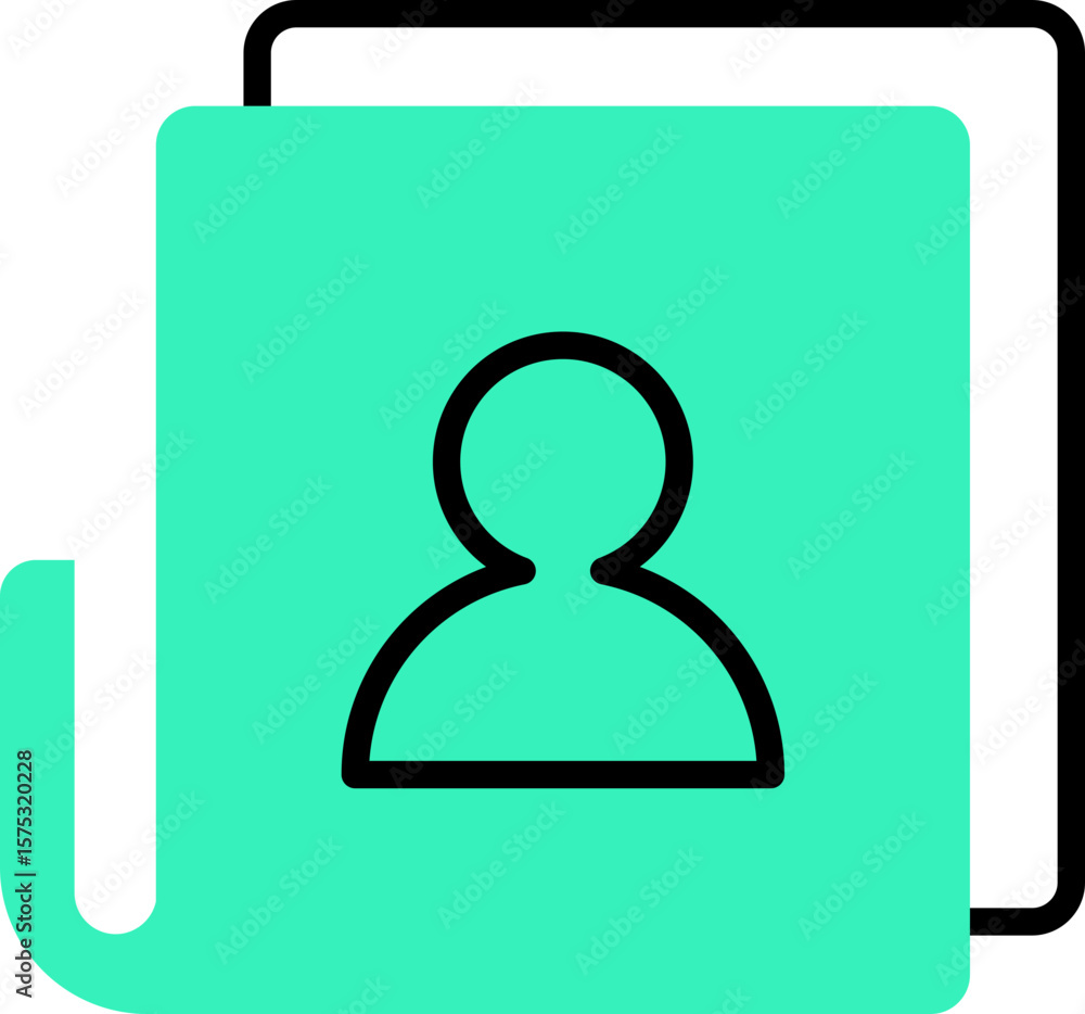 Poster duotone app ui icon element