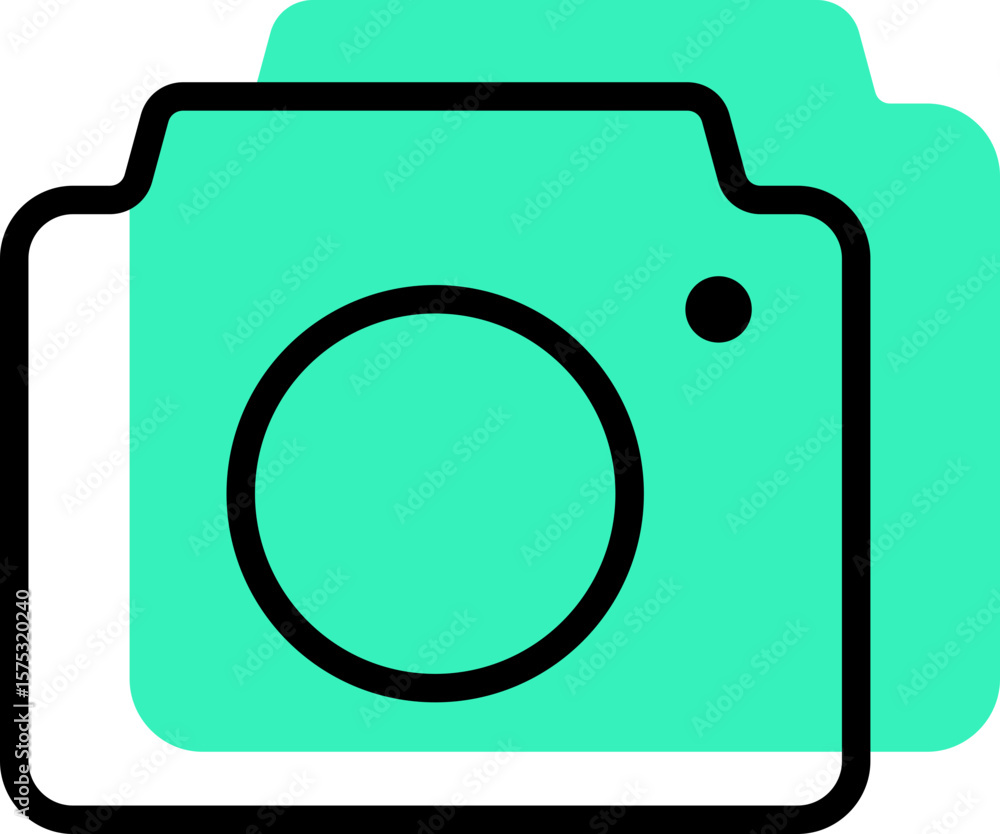 Poster duotone app ui icon element
