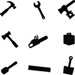 Striking black silhouette design depicting a repeating shape pattern with transparency 01