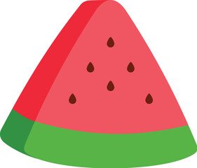 Cute Watermelon Slice illustration
