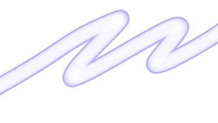 Abstract Wavy Line: A serene, light purple wavy line gracefully dances across a plain canvas, creating an image of fluid elegance. This visual evokes a sense of artistic expression and movement.