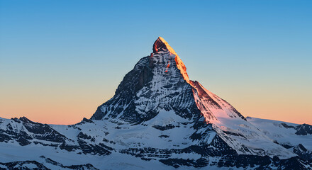 Majestic Matterhorn Sunrise Snowcapped Peak Alpine Mountain Landscape Scenery Switzerland Travel Adventure Explore Nature Photography