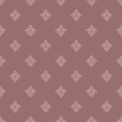 Elegant Damask Seamless Pattern. Vector design for Wallpaper, Fabric, Branding, Packaging, Invitations, Wedding, Home Decor Design