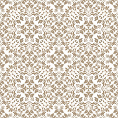 Vector Elegant Damask Seamless Pattern for Wallpaper, Fabric, Branding, Packaging, Invitations, Wedding, Home Decor Design
